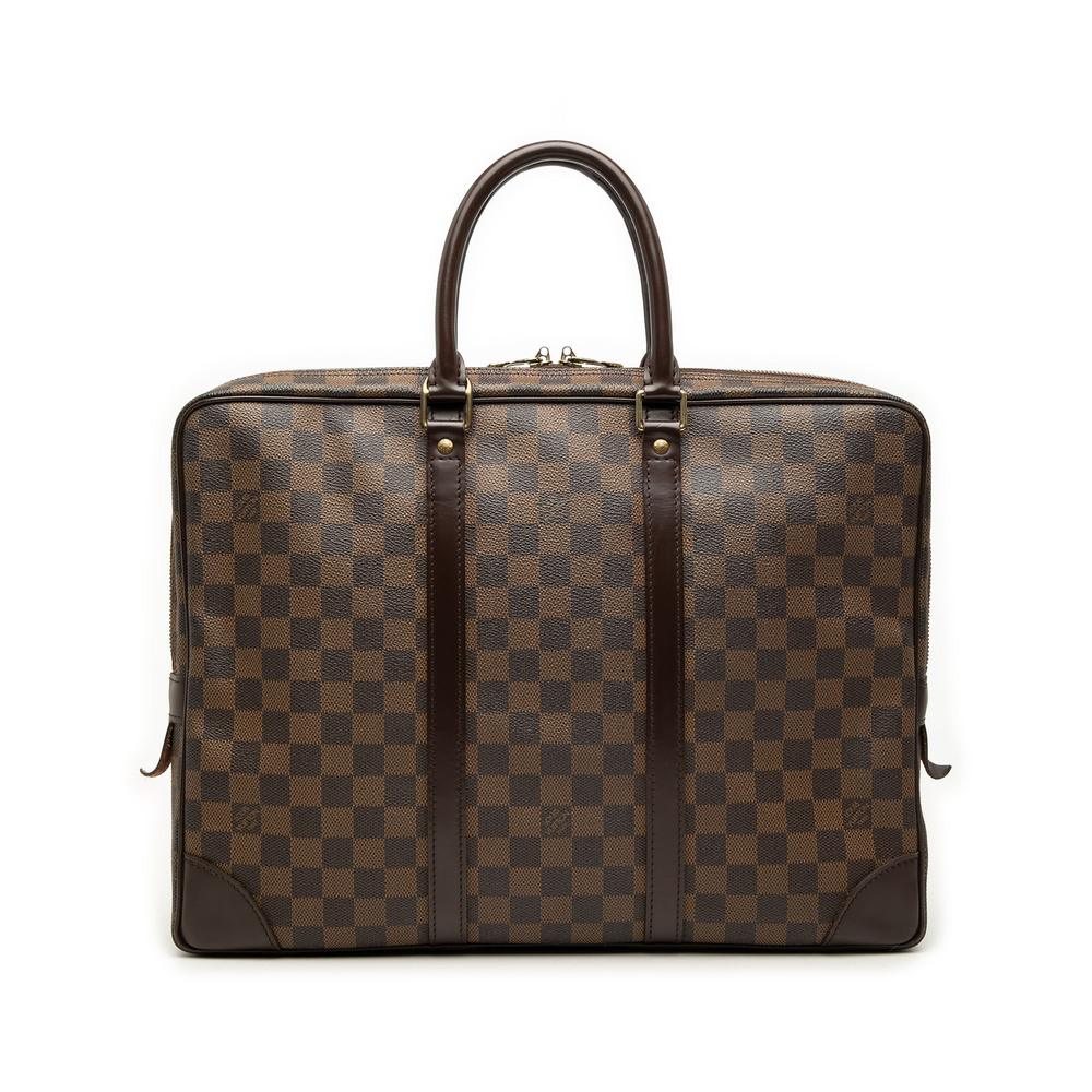 Pre-Loved Louis Vuitton Damier Ebene Porte Documents Voyage PM